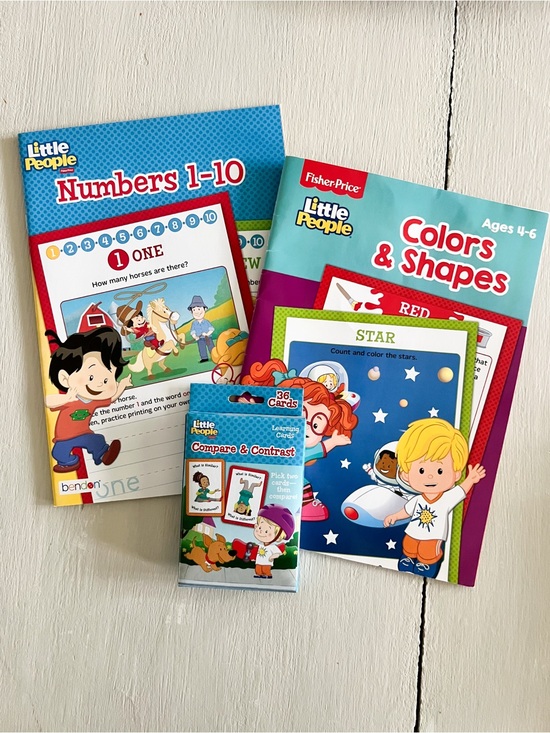Little People Other - NWT: Little People Activity books and flashcards. Summer activity set